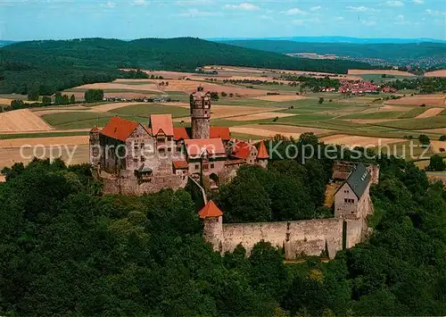 AK / Ansichtskarte Ronneburg_Hessen Schloss Fliegeraufnahme Ronneburg Hessen