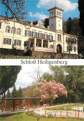 AK / Ansichtskarte Seeheim Jugenheim Schloss Heiligenberg Park Seeheim Jugenheim