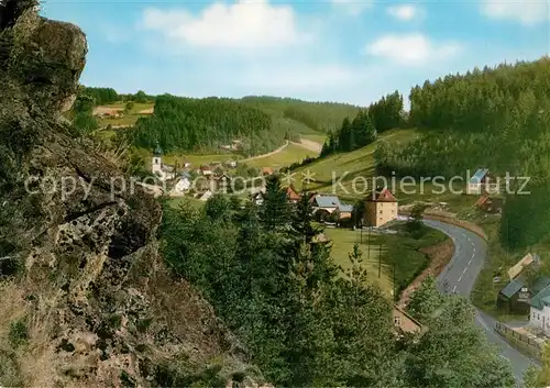 AK / Ansichtskarte Oberwarmensteinach Blick vom Hoellfelsen Oberwarmensteinach