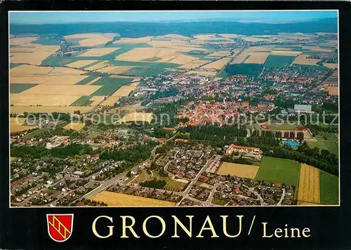 AK / Ansichtskarte Gronau_Leine Despetal Hildesheimer Wald Fliegeraufnahme Gronau_Leine