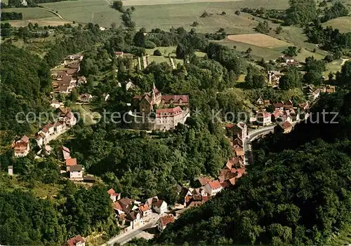 AK / Ansichtskarte Schoenberg_Bensheim Schloss Schoenberg Fliegeraufnahme Schoenberg Bensheim