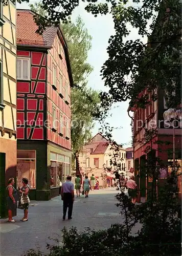 AK / Ansichtskarte Bensheim_Bergstrasse Partie an der Mittelbruecke Altstadt Fachwerkhaeuser Bensheim_Bergstrasse