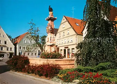 AK / Ansichtskarte Roth_Nuernberg Marktplatz Brunnen Roth Nuernberg