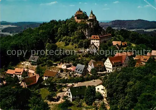 AK / Ansichtskarte Hersbruck Burg Hohenstein Fliegeraufnahme Hersbruck