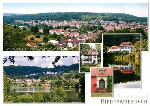 AK / Ansichtskarte Niederwuerzbach Annahof Wuerzbacher Weiher Gut Junkerwald Portal Roter Bau Niederwuerzbach