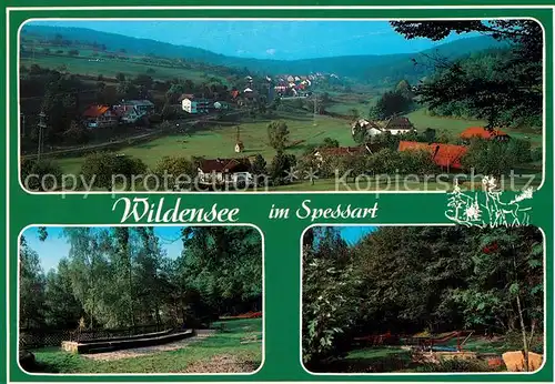 AK / Ansichtskarte Wildensee_Unterfranken Landschaftspanorama Wildensee Unterfranken
