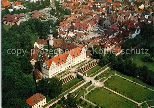 AK / Ansichtskarte Weikersheim Schloss Fliegeraufnahme Weikersheim