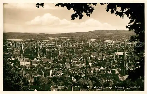 AK / Ansichtskarte Bad_Aachen Blick vom Lousberg Bad_Aachen