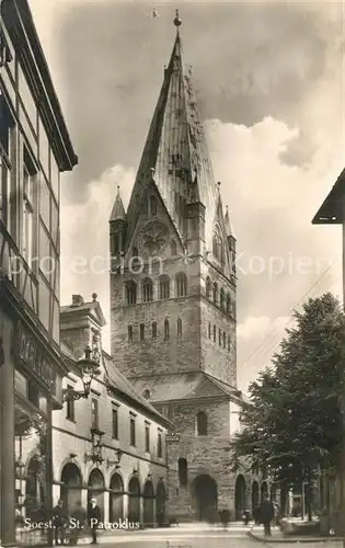 AK / Ansichtskarte Soest_Arnsberg St Patroklus Kirche Soest_Arnsberg