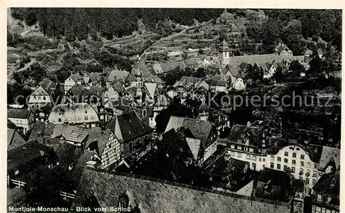 AK / Ansichtskarte Monschau_Montjoie Blick vom Schloss Monschau Montjoie