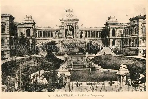 AK / Ansichtskarte Marseille_Bouches du Rhone Le Palais Longchamp Marseille