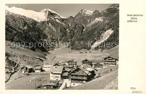 AK / Ansichtskarte Bad_Hintertux Panorama im Zillertal Bad_Hintertux