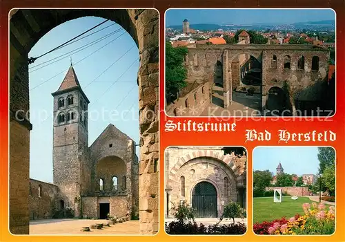 AK / Ansichtskarte Bad_Hersfeld Stiftsruine  Bad_Hersfeld