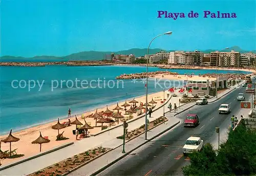 AK / Ansichtskarte Can_Pastilla_Palma_de_Mallorca Playa Strand Uferstrasse Hotels Can_Pastilla