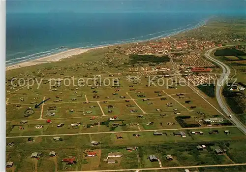 AK / Ansichtskarte Lokken Fliegeraufnahme mit Strand Lokken