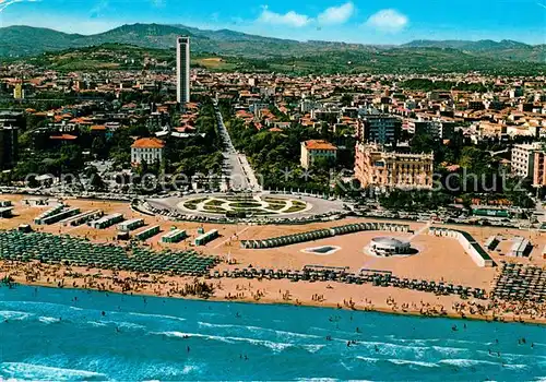 AK / Ansichtskarte Rimini Fliegeraufnahme mit Strand Rimini