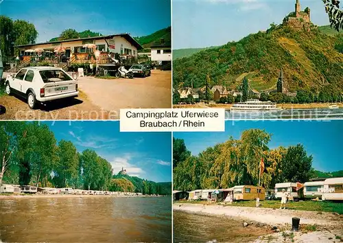 AK / Ansichtskarte Braubach_Rhein Camping Uferwies Braubach Rhein