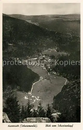 AK / Ansichtskarte Bad_Herrenalb Blick vom Schweizerkopf Bad_Herrenalb