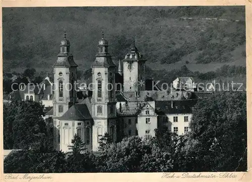 AK / Ansichtskarte Bad_Mergentheim Hoch und Deutschmeisterschloss Bad_Mergentheim