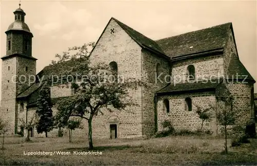 AK / Ansichtskarte Lippoldsberg Klosterkirche Lippoldsberg