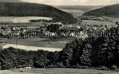 AK / Ansichtskarte Lippoldsberg Landschaftspanorama Wesertal Lippoldsberg