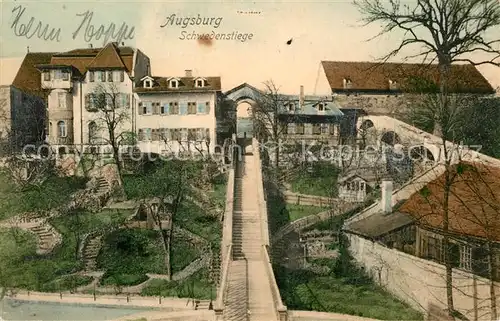 AK / Ansichtskarte Augsburg Schwedenstiege Augsburg