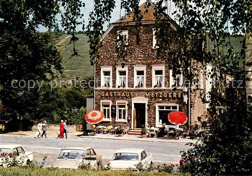 AK / Ansichtskarte Puenderich_Mosel Gasthaus Metzgerei Marienburg  Puenderich Mosel