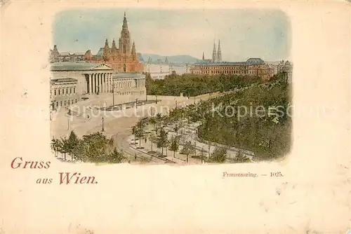 AK / Ansichtskarte Wien Franzensring Wien