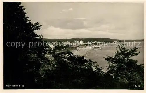 AK / Ansichtskarte Binz_Ruegen_Ostseebad Panorama 