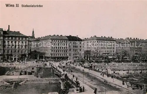 AK / Ansichtskarte Wien Stefaniebruecke Wien