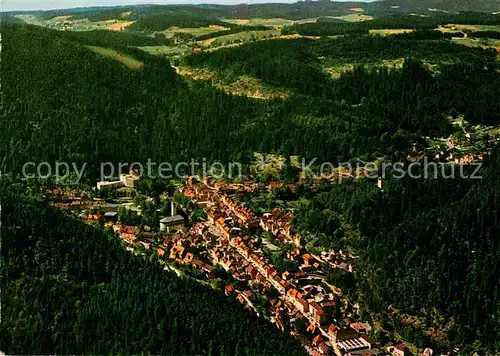 AK / Ansichtskarte Triberg_Schwarzwald Fliegeraufnahme Triberg Schwarzwald