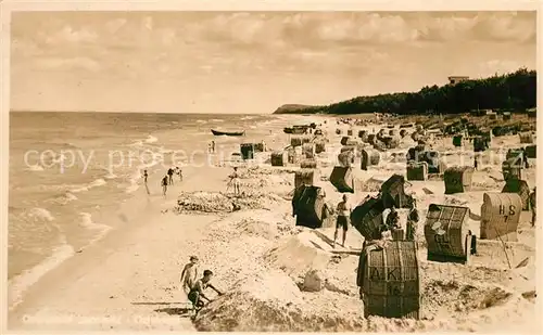 AK / Ansichtskarte ueckeritz_Usedom Strandpartie ueckeritz Usedom