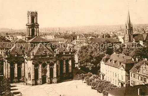 AK / Ansichtskarte Saarbruecken mit Ludwigs und St Jakobskirche Saarbruecken