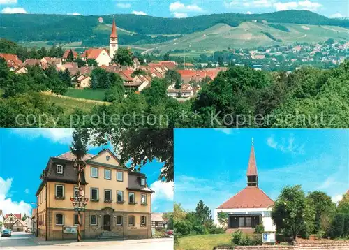 AK / Ansichtskarte Ilsfeld Panorama Rathaus Auenstein Kirche Schozach Ilsfeld