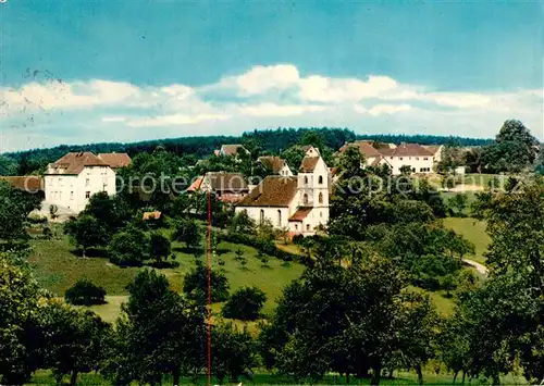 AK / Ansichtskarte Ottoschwanden Ortsansicht mit Kirche Ottoschwanden