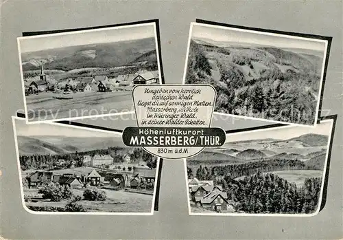 AK / Ansichtskarte Masserberg Panoramen Masserberg