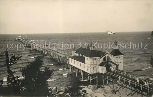 AK / Ansichtskarte Heringsdorf_Ostseebad_Usedom Seebruecke Heringsdorf_Ostseebad