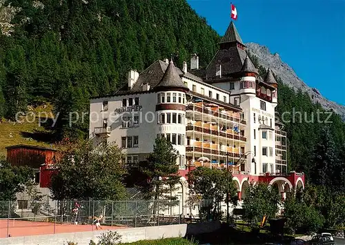 AK / Ansichtskarte Pontresina Hotel Walther Pontresina