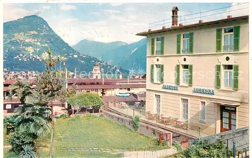 AK / Ansichtskarte Lugano_TI Hotel Luzern Jura Lugano_TI