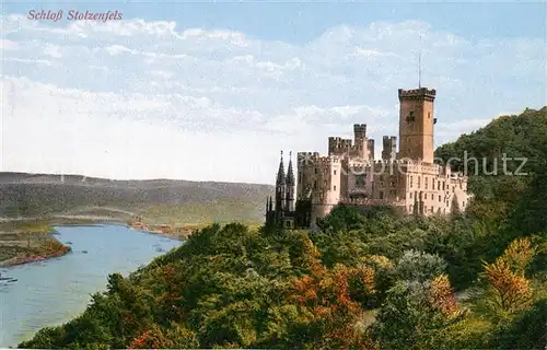 AK / Ansichtskarte Koblenz_Rhein Schloss Stolzenfels Koblenz_Rhein