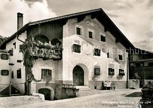 AK / Ansichtskarte Scuol_GR Stockerhaus Scuol_GR