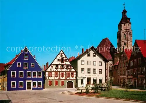 AK / Ansichtskarte Weissenburg_Bayern Am Hof mit Andreaskirche Weissenburg Bayern