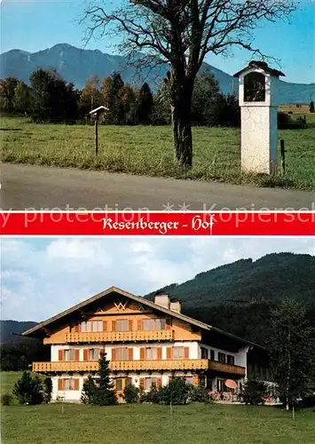 AK / Ansichtskarte Kochel_See Resenberger Hof Bildstock Kochel_See