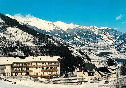 AK / Ansichtskarte Badgastein Evangelisches Hospiz Helenenburg Winterlandschaft Alpen Badgastein