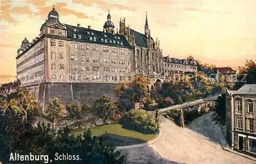 AK / Ansichtskarte Altenburg_Thueringen Schloss Altenburg Thueringen