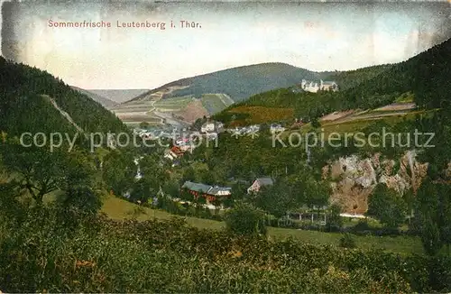 AK / Ansichtskarte Leutenberg_Thueringen Panorama Leutenberg Thueringen