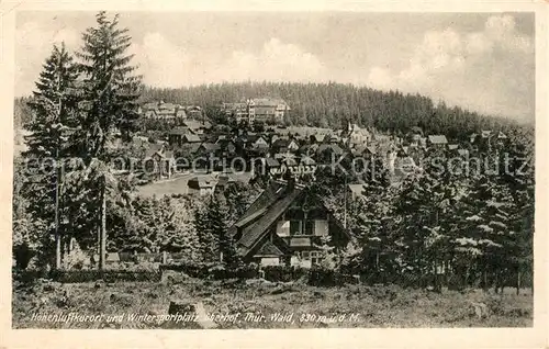 AK / Ansichtskarte Oberhof_Thueringen Panorama Oberhof Thueringen