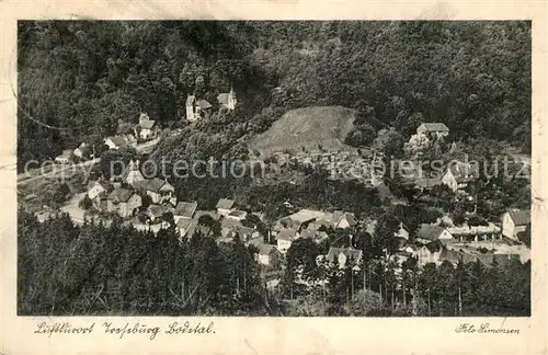 AK / Ansichtskarte Treseburg_Harz Bodetal Panorama Treseburg Harz