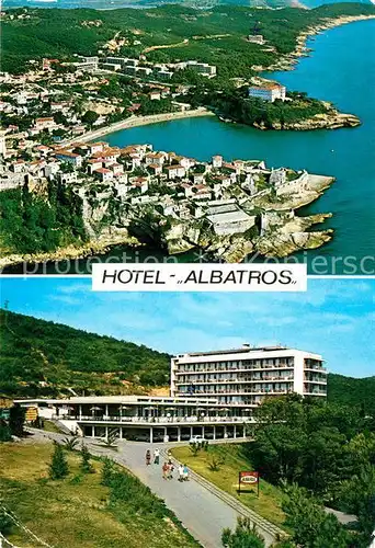 AK / Ansichtskarte Ulcinj Hotel Albatros Fliegeraufnahme Ulcinj