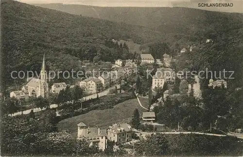 AK / Ansichtskarte Schlangenbad_Taunus Panorama Schlangenbad_Taunus